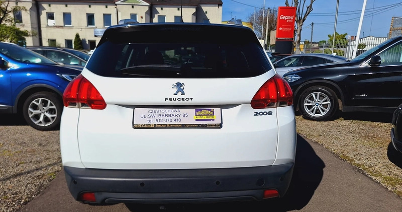 Peugeot 2008 cena 34900 przebieg: 179000, rok produkcji 2014 z Częstochowa małe 92
